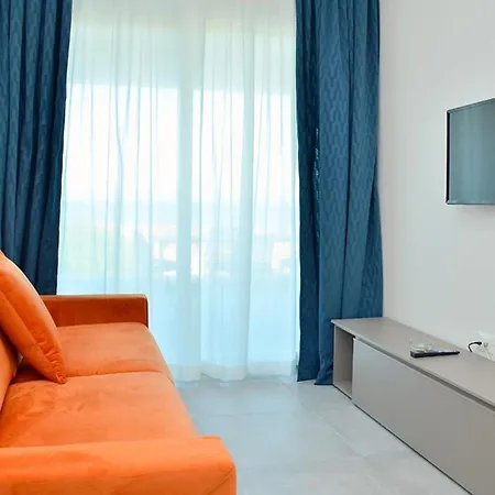 Colourful With Terrace Overlooking The Sea